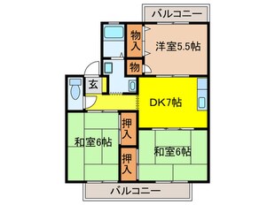 メゾンメルベーユの物件間取画像